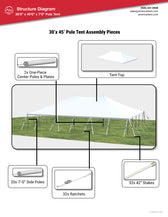 30x45 Pole Tent