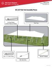 30x60 Pole Tent