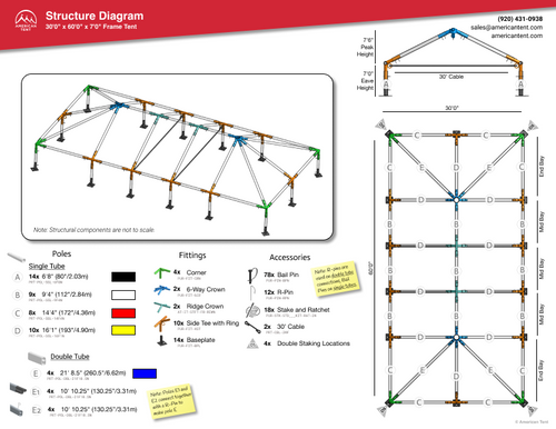 30x60 Clear Top Tent