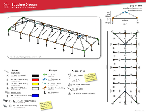 30x90 Clear Top Tent