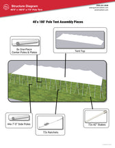 40x180 Pole Tent