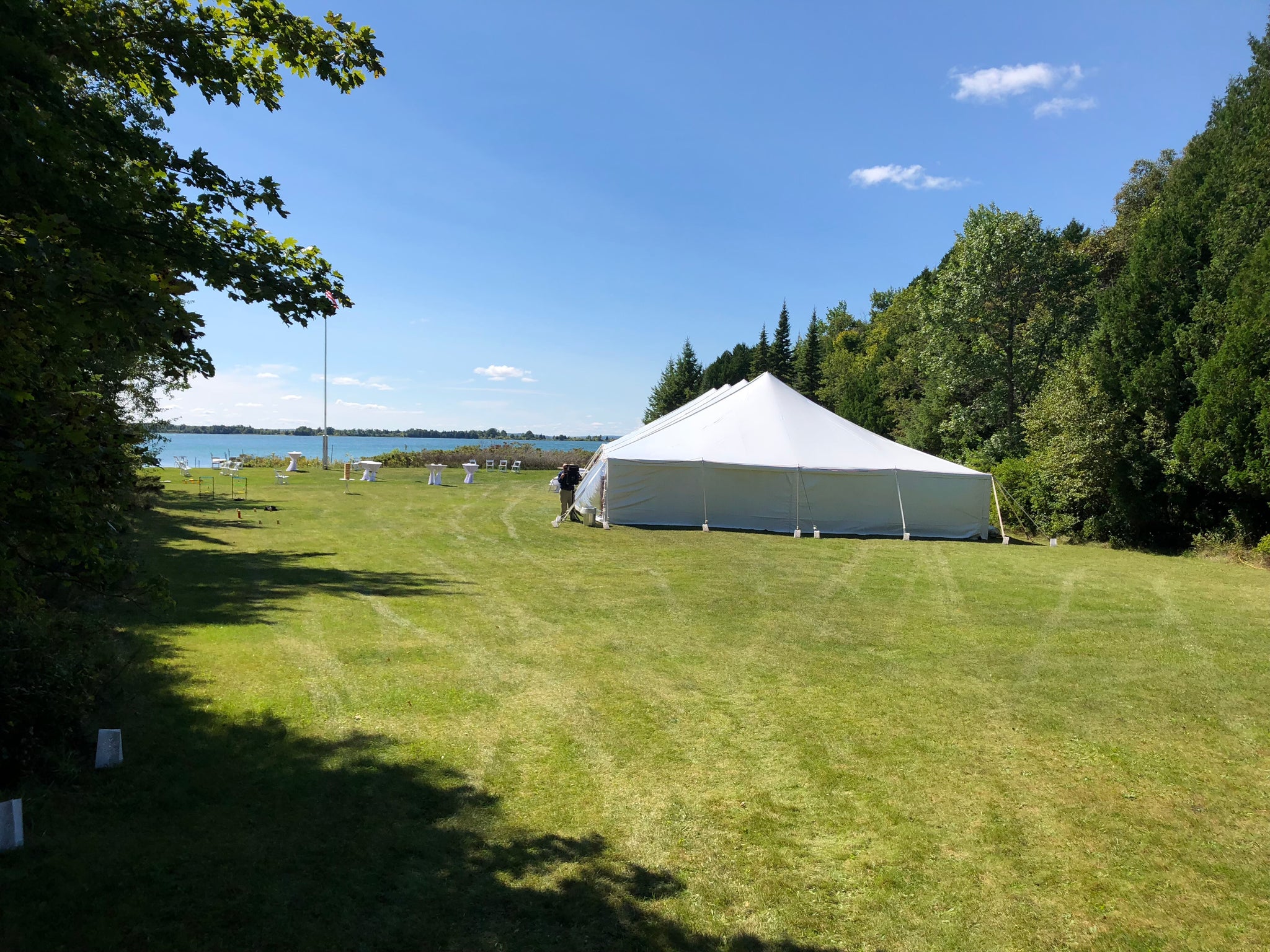 big white tent 40x120 Large White Pole Tent for Sale